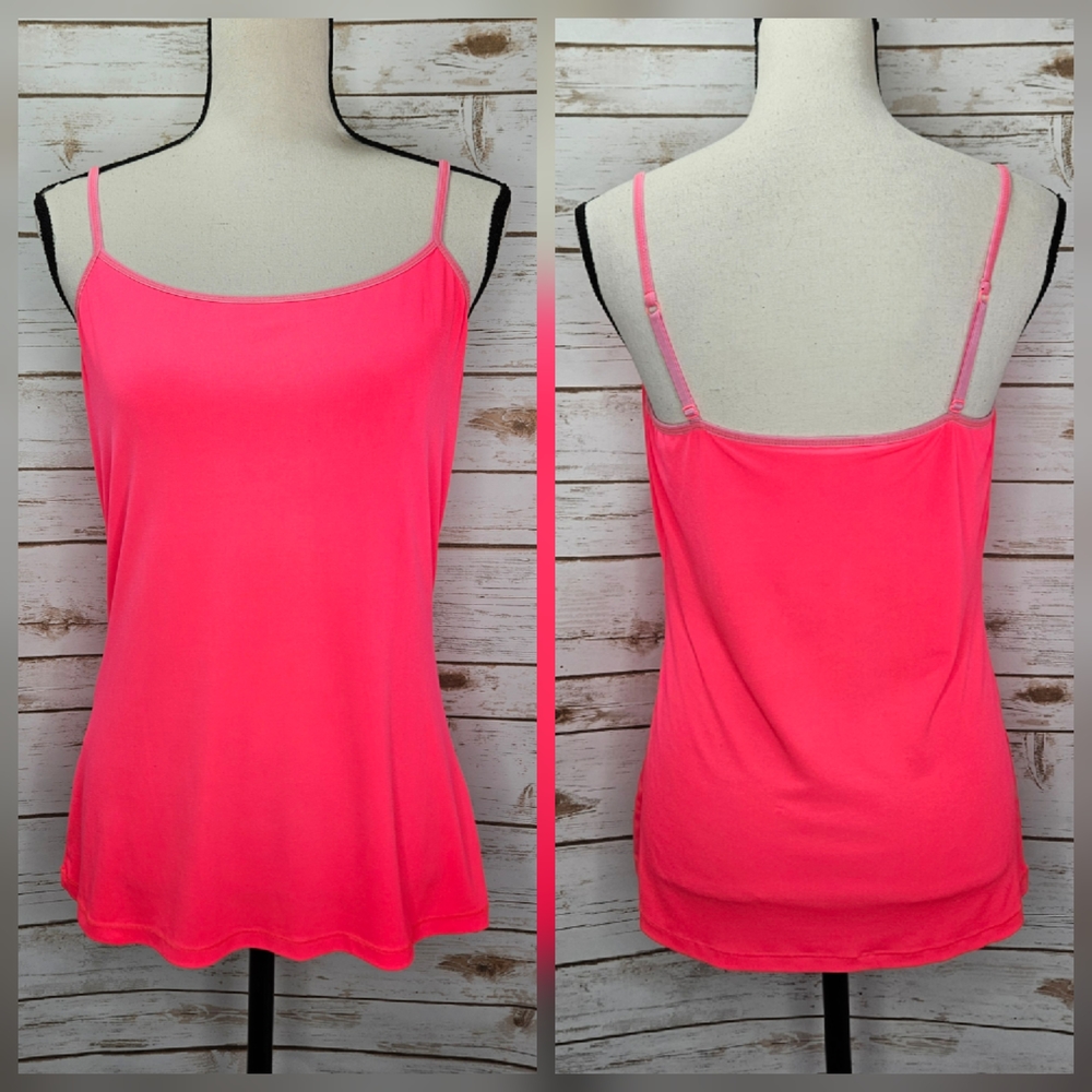 Express Sexy Basics Hot Pink Cami Bra Tank Top Size Medium